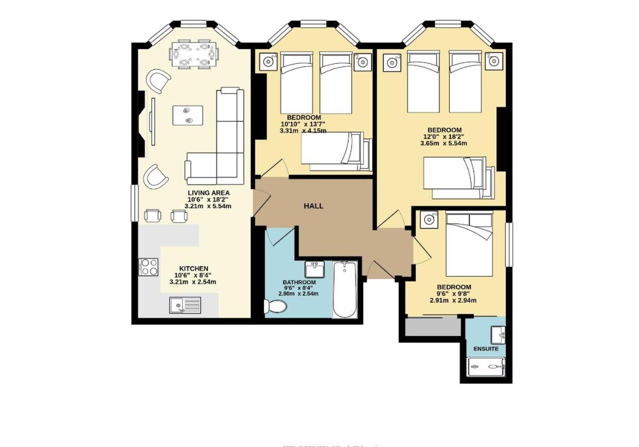 Central Lanes Pad By My Getaways Free Parking For One Car Brighton Eksteriør billede